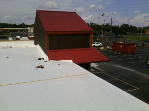 Tennessee Roofing and Construction - Commercial Roofing - Western Sizzlin, Athens, Tennessee 
